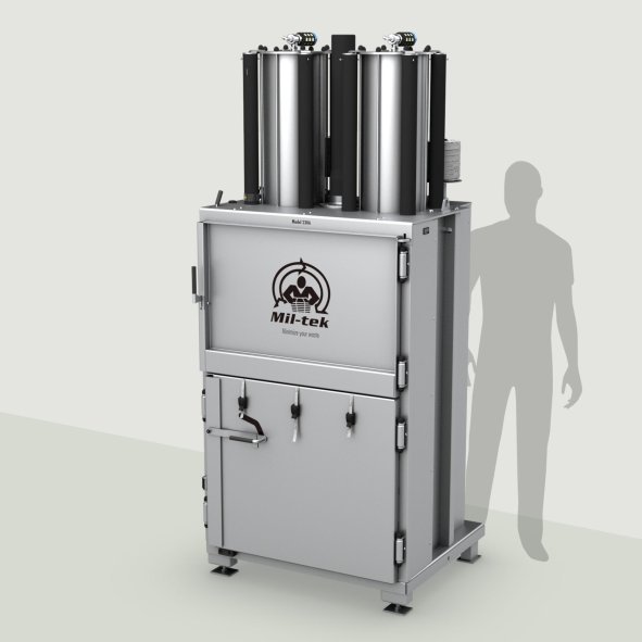 2306s prensa inox para plástico y cartón