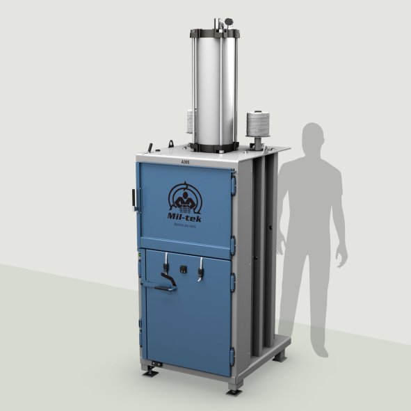 A305 prensa para plástico y cartón