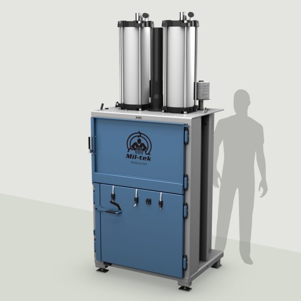 A406 prensa para plástico y cartón