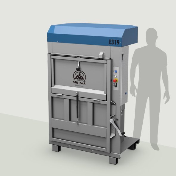 E319 Prensa para plástico y cartón