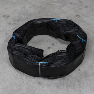 gran rollo de bolsas de residuos negras