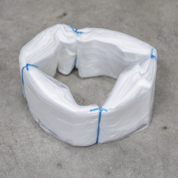 rollo de bolsas de residuos transparentes