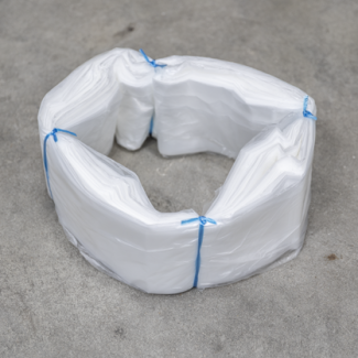 rollo de bolsas de residuos transparentes