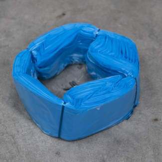 rollo de bolsas de residuos azules