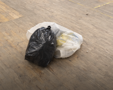 Residuos mezclados en bolsas