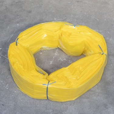 gran rollo de bolsas de residuos amarillas