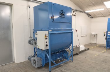 Prensa compactadora Mil-tek para reciclaje de poliestireno expandido (EPS)